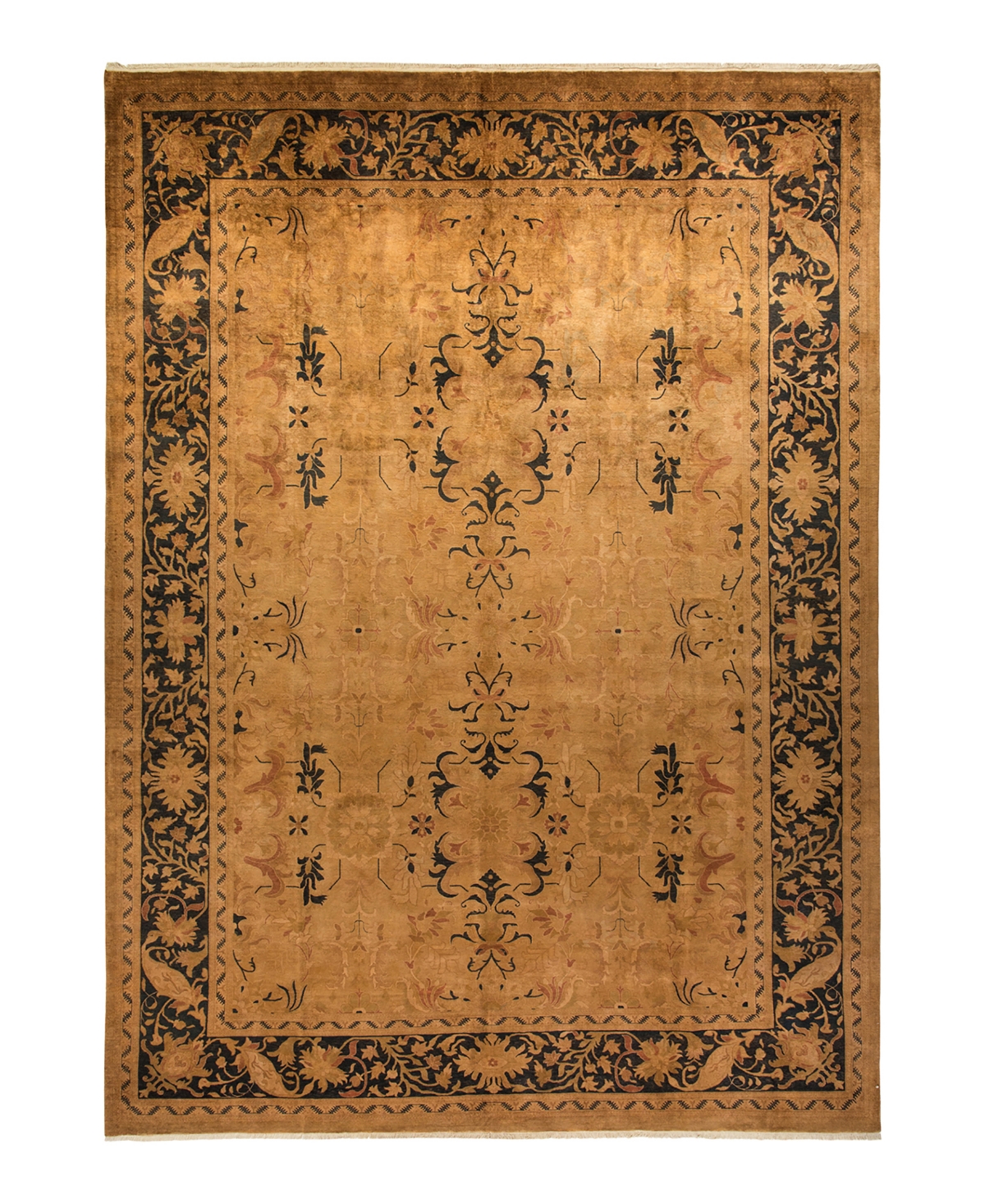 Adorn Hand Woven Rugs Transitional M1584 10'3in x 13'10in Rectangle Area Rug - Beige