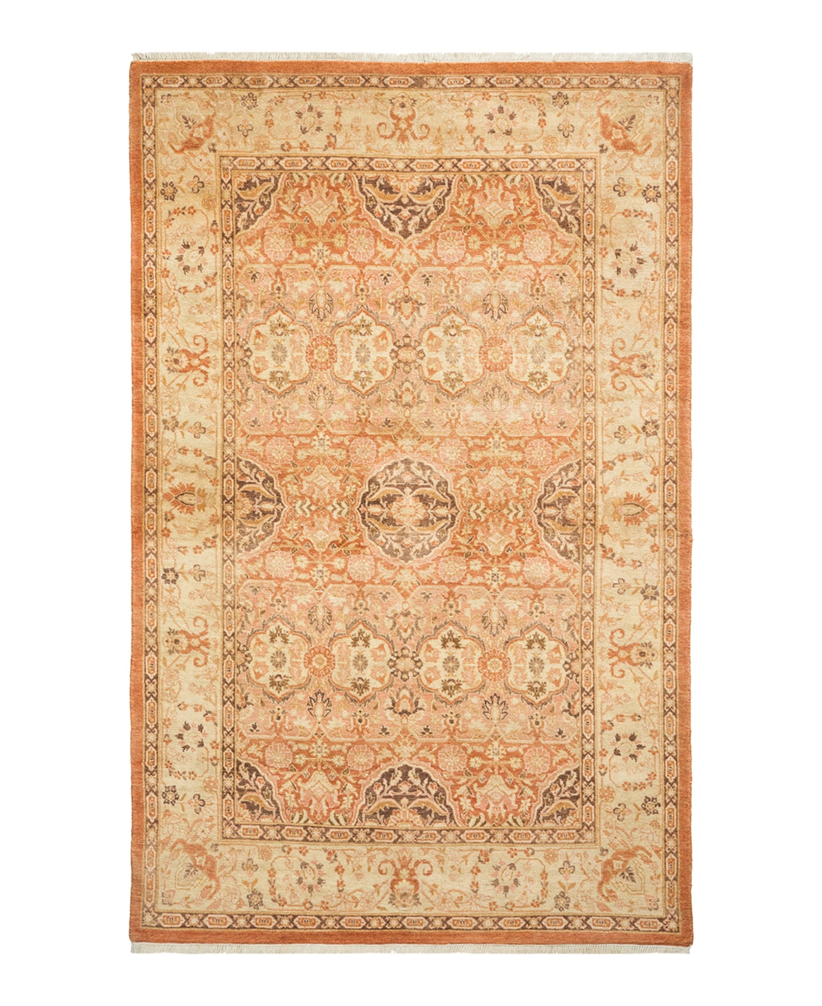 Closeout! Adorn Hand Woven Rugs Mogul M1749 4'1in x 6'7in Area Rug - Bronze