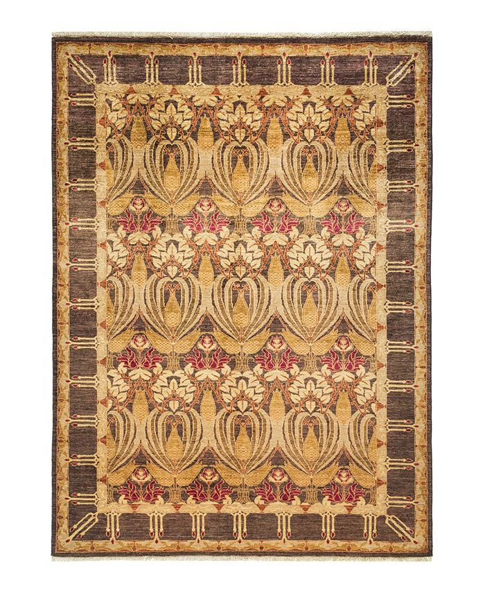ADORN HAND WOVEN RUGS Arts and Crafts M1647 6'1" x 8'4" Area Rug Macy's