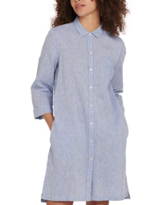 Barbour - Seaglow Button-Down Chambray Dress