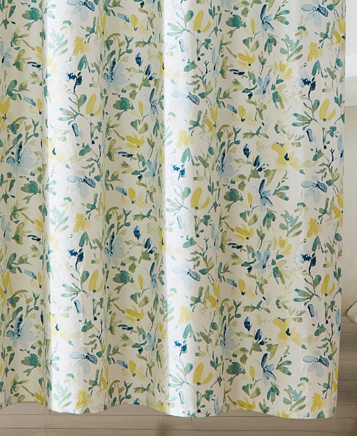 Laura Ashley Nora Cotton Shower Curtain, 72" X 72" Macy's
