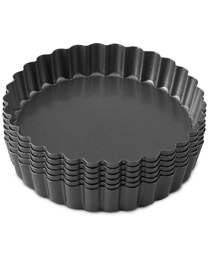 Wilton Perfect Results Nonstick Mini Fluted Tart Pans, Set of 6 Macy's