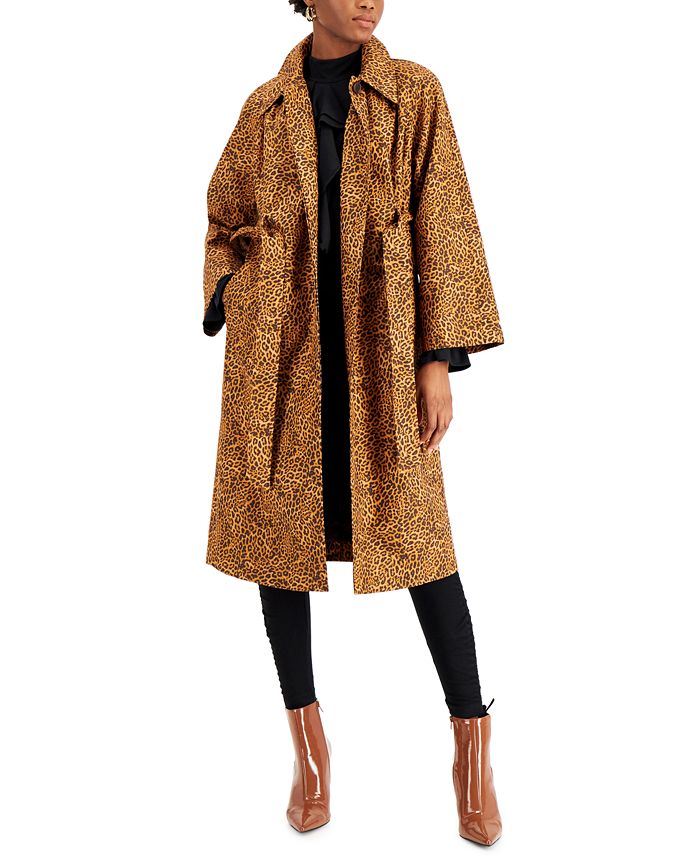 INC International Concepts Printed Trench Coat, Created for Macy's - Macy's