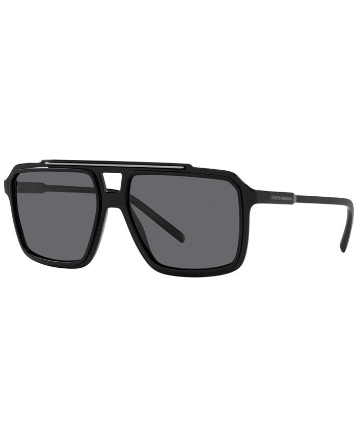 Dolce&Gabbana Men's Polarized Sunglasses, DG6147 57 - Macy's