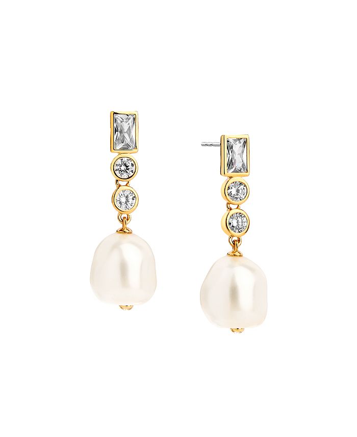 Eliot Danori Imitation Pearl Drop Post Earring, Created for Macy's Macy's