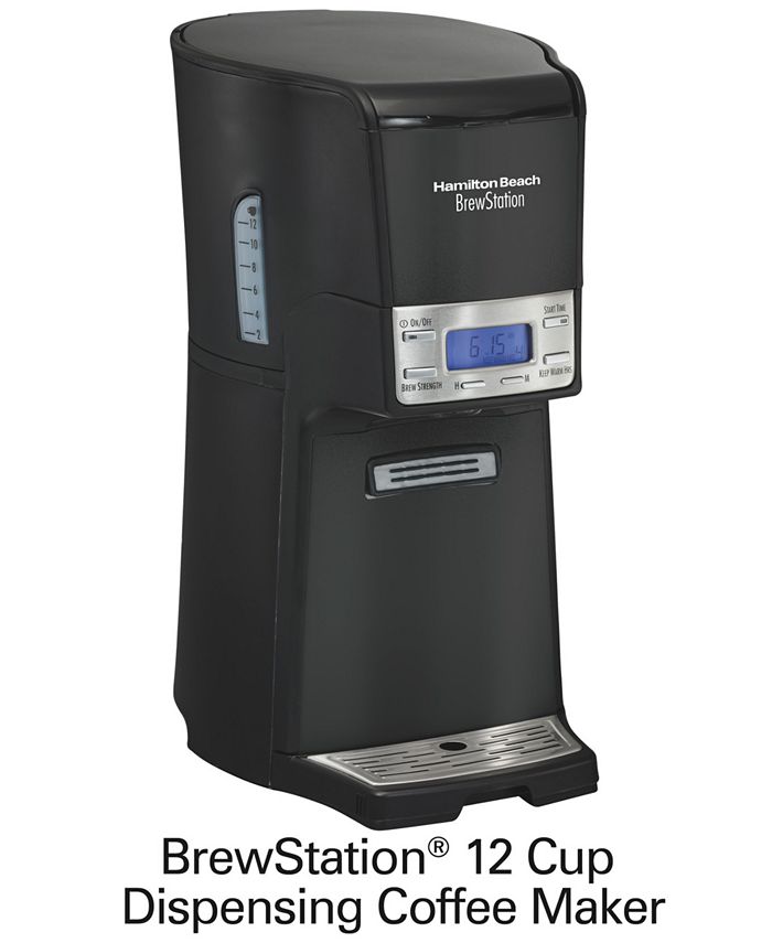 Hamilton Beach BrewStation Summit 12Cup Dispensing Coffee Maker Macy