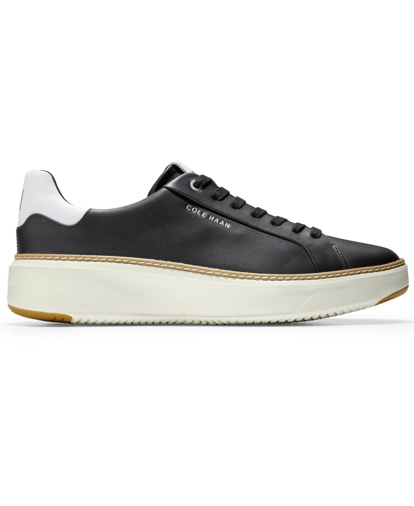 Женские кроссовки Cole Haan Leather Grandpro Topspin Casual, цвет: Чёрный — фото 2