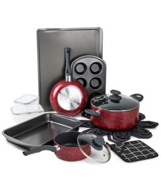 Brooklyn Steel Co. Lunar Eclipse Nonstick Aluminum 12-Pc. Cookware Set -  Macy's