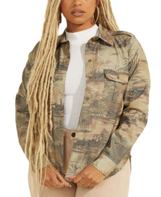 GUESS - Ambra Printed Button-Front Top