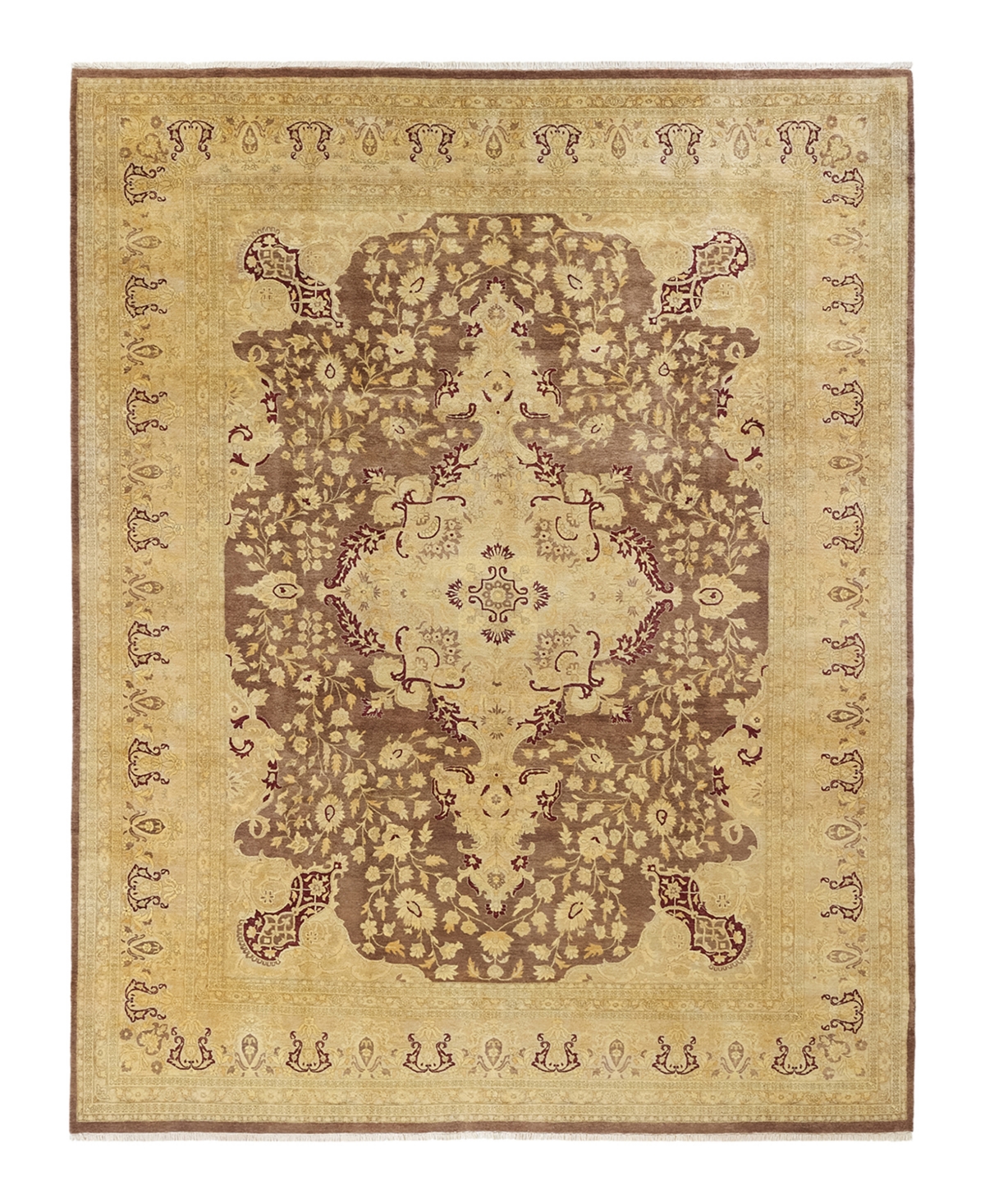 Closeout! Adorn Hand Woven Rugs Mogul M1440 9'2in x 11'9in Area Rug - Walnut