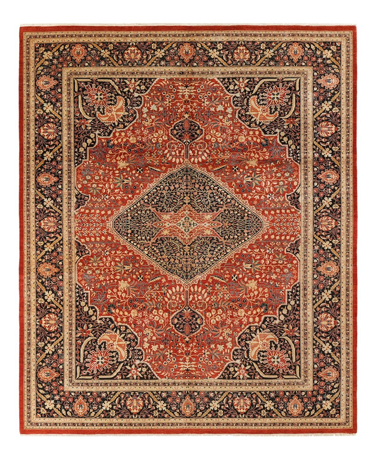 Closeout! Adorn Hand Woven Rugs Mogul M1437 8'2in x 10' Area Rug - Rust