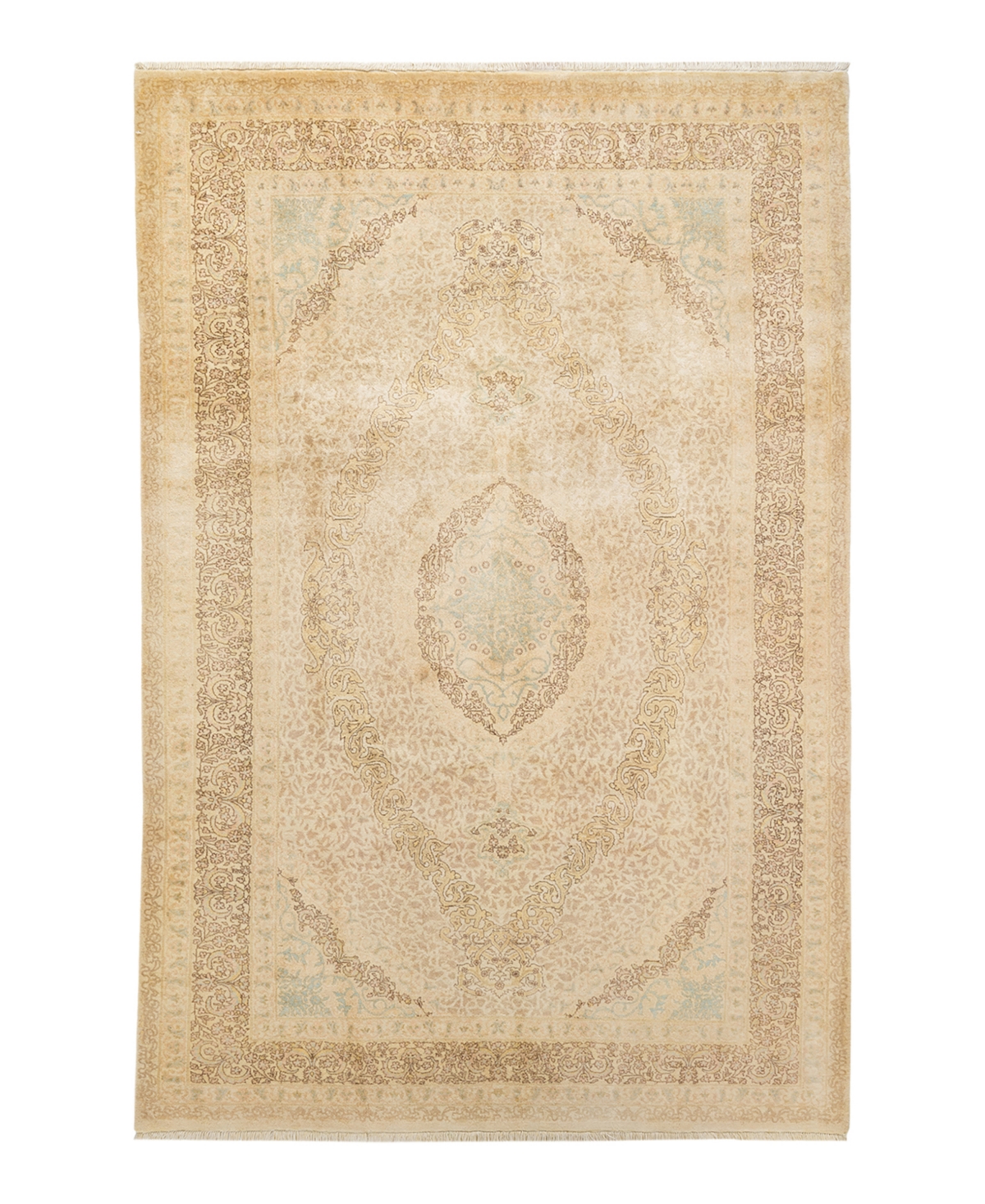 Closeout! Adorn Hand Woven Rugs Mogul M1422 6'2in x 9'2in Area Rug - Sand
