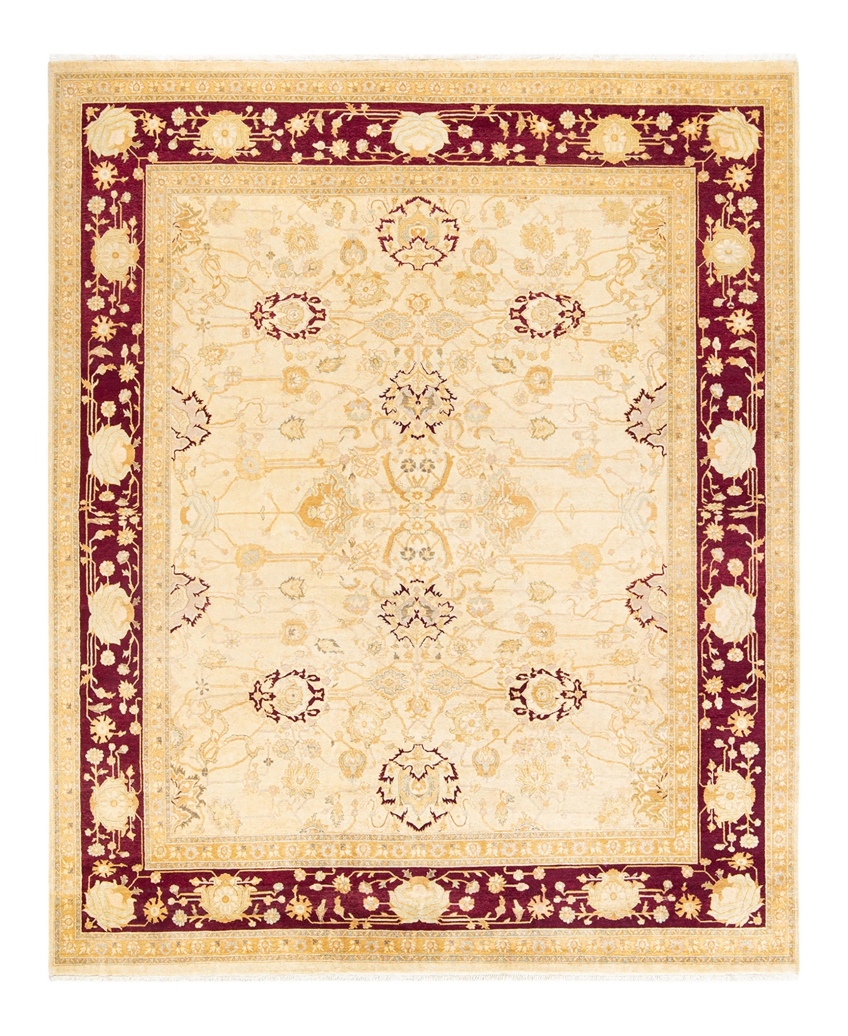 Closeout! Adorn Hand Woven Rugs Mogul M1422 8'2in x 10'2in Area Rug - Ivory