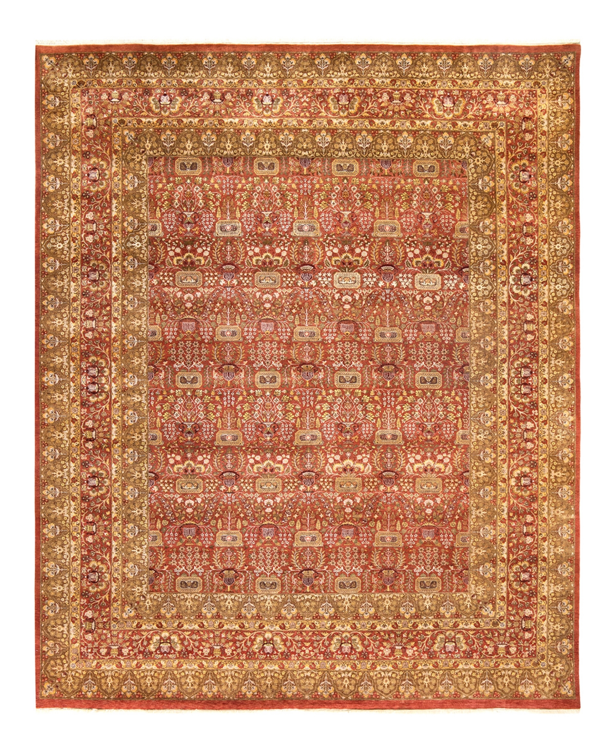 Closeout! Adorn Hand Woven Rugs Mogul M1598 8'3in x 10'4in Area Rug - Rust