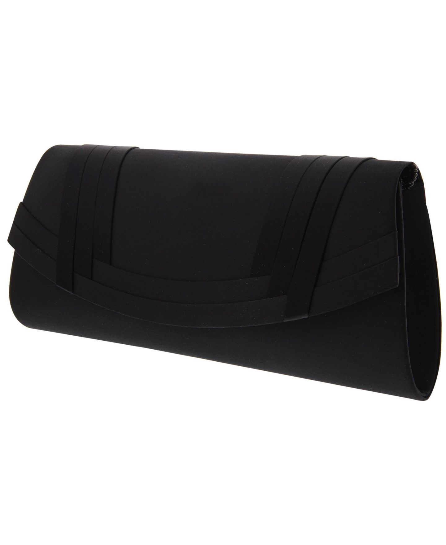 Женский клатч Nina Classic Satin Clutch, цвет: Чёрный — фото 2