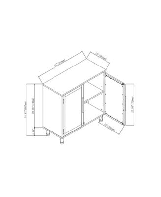 Delancey 2 Door Cabinet
