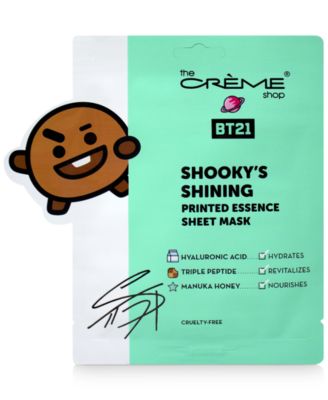 The Crème Shop - BT21 Shooky's Shining Printed Essence Sheet Mask, 3-Pk.