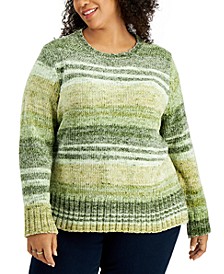 Striped Space-Dye Sweater, Created for Macy's
