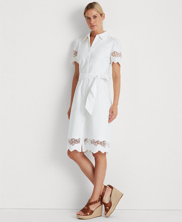 Eyelet shirtdress shop