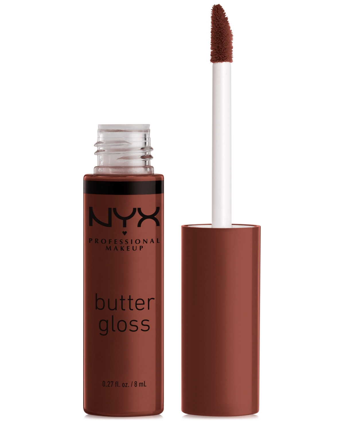 Nyx Professional Makeup Butter Gloss Non-stick Lip Gloss In Brownie Drip