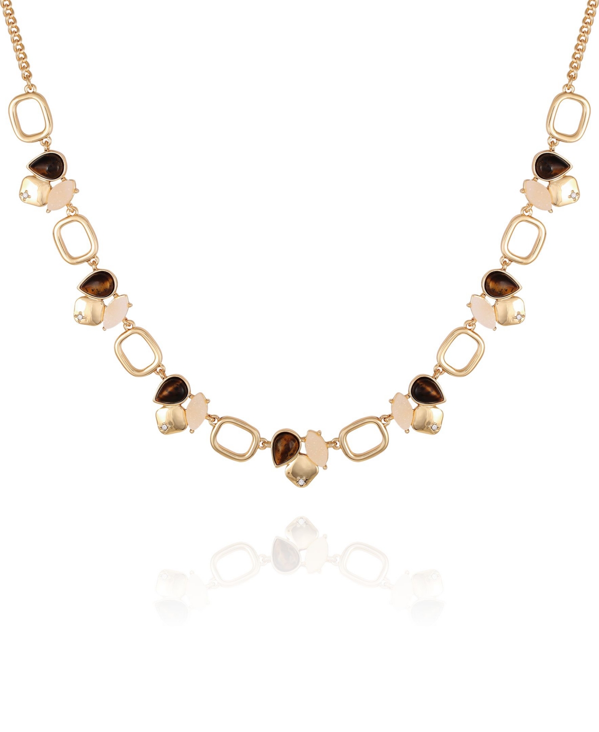 Perfectly Natural Statement Necklace - Gold-Tone