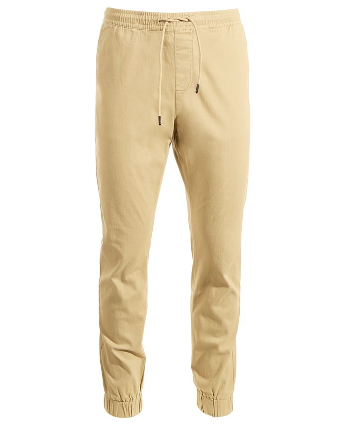 And Now This Men's Brushed Twill Jogger Pants - Macy's