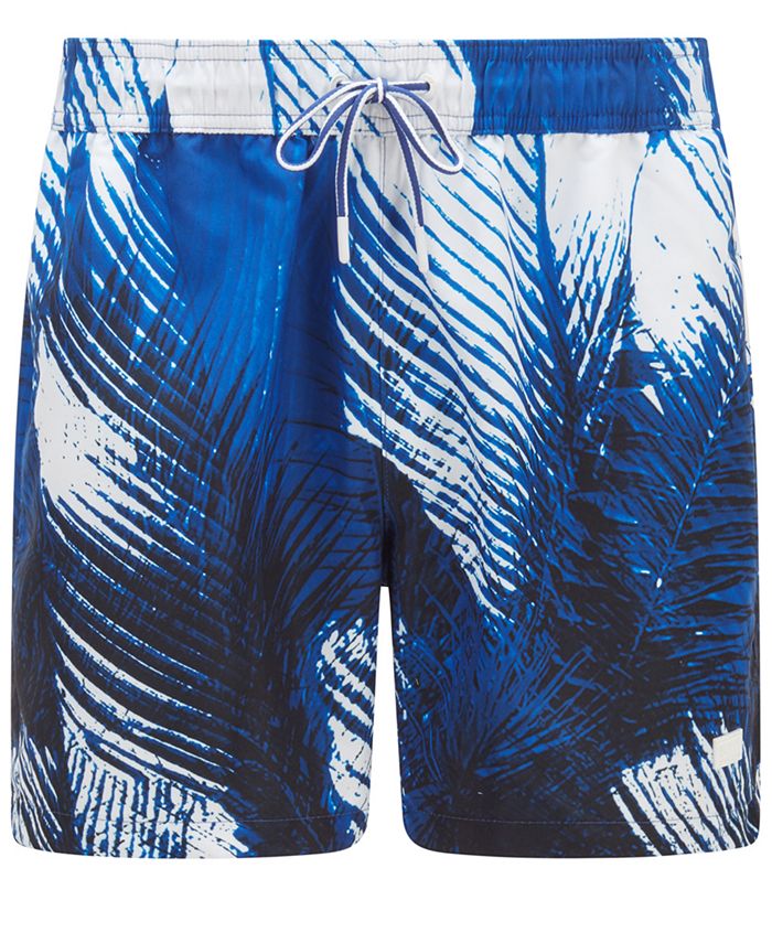 Hugo Boss BOSS Men's Leaf Print Swim Shorts & Reviews Hugo Boss Men