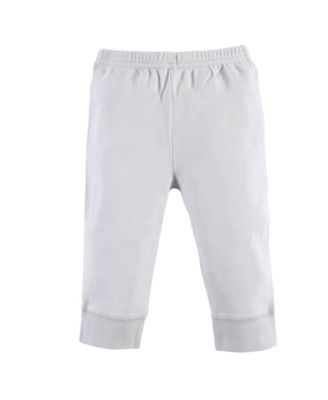 Baby and Organic Cotton Pants 4pk, Milk