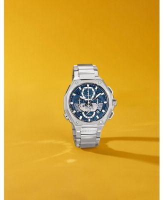 Men's Chronograph Precisionist X Stainless Steel Bracelet Watch 44.5mm