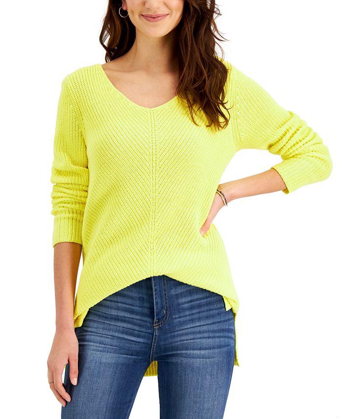 Style & Co Women's Chenille V-Neck Tunic Sweater, Created for Macy's