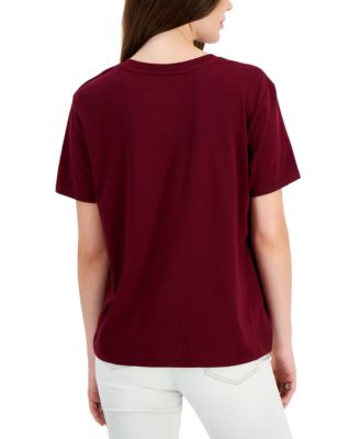 Juniors' Snoopy Logo T-Shirt