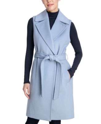 michael michael kors hooded belted vest