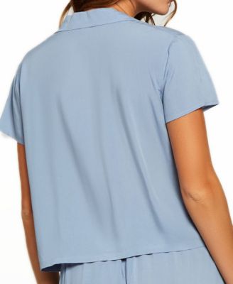 Women's Renee Ultra Soft Rayon Button Lounge Shirt