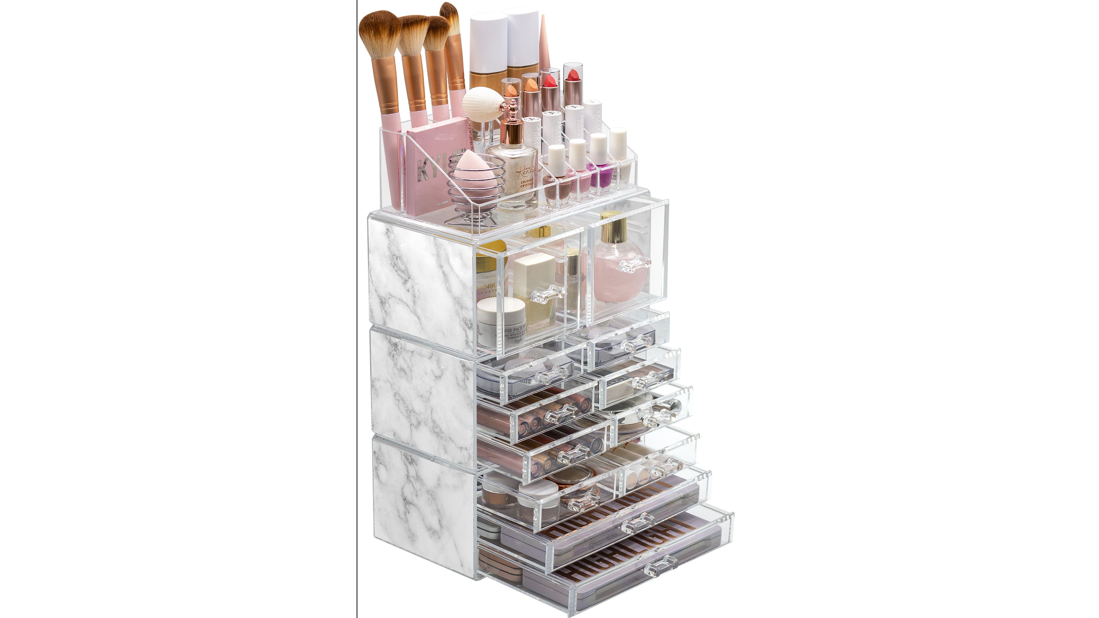Sorbus Makeup and Jewelry Display Storage Case Set