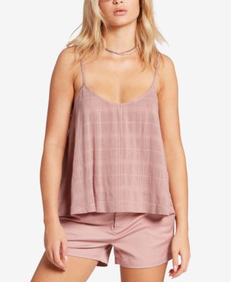 Volcom - Juniors' Luv Hangover Cotton Camisole Top