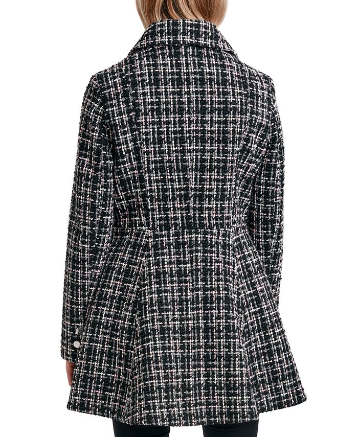 Laundry by Shelli Segal Single-Breasted Skirted Tweed Coat & Reviews ...