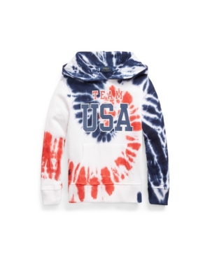Toddler Girls Team Usa Tie-Dye Terry Hoodie