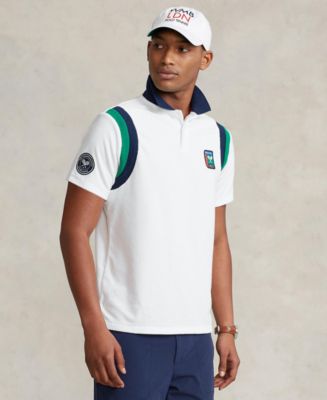 The Wimbledon Online Shop ︳ Polo Ralph Lauren Men's Custom Slim Fit Polo  Shirt - White
