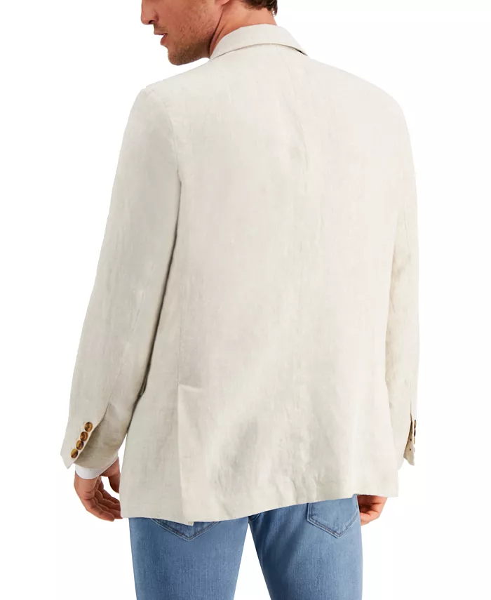 Men's 100% Linen Blazer - thumbnail 7