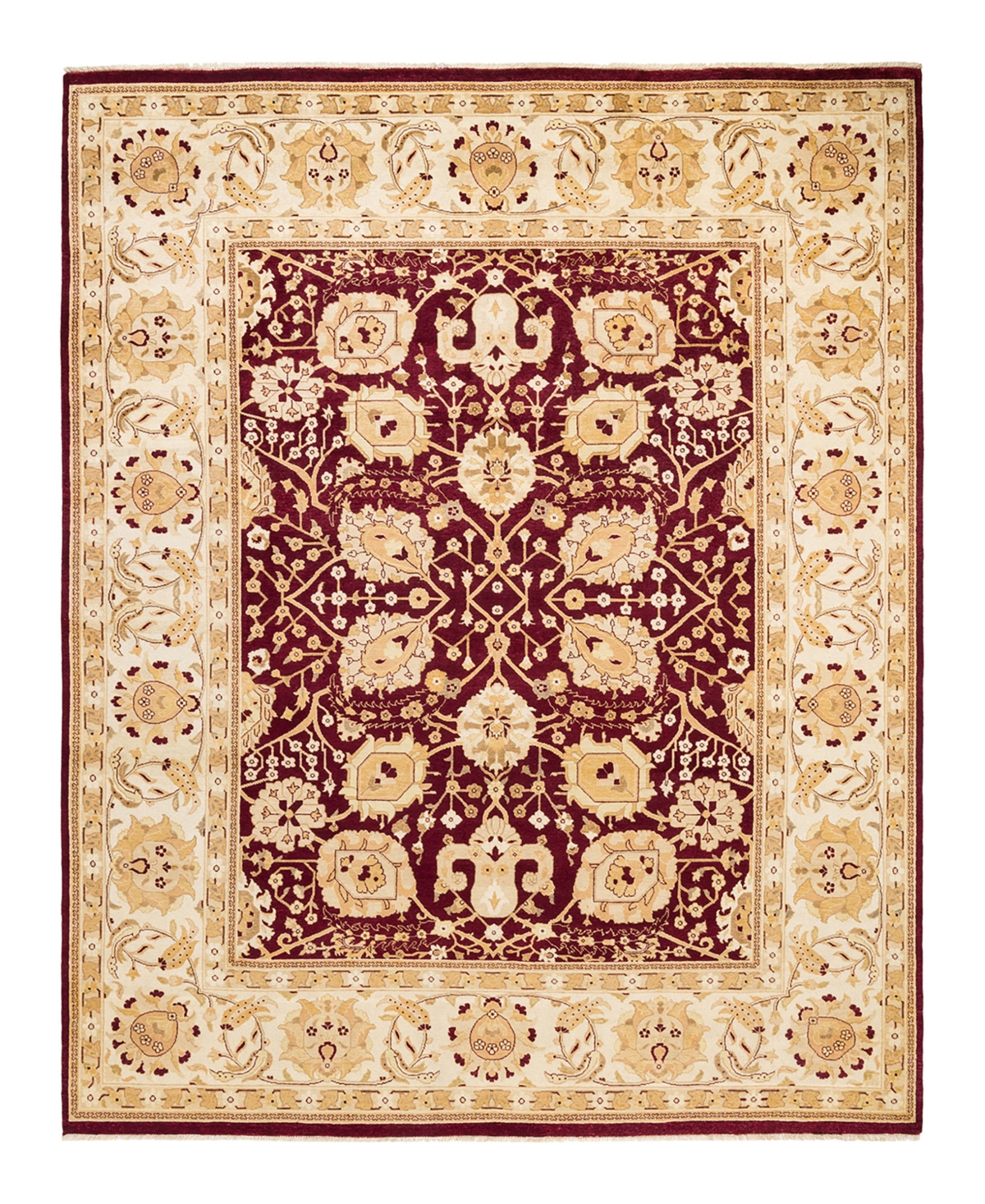 Closeout! Adorn Hand Woven Rugs Eclectic M1749 8'1in x 10'3in Area Rug - Red