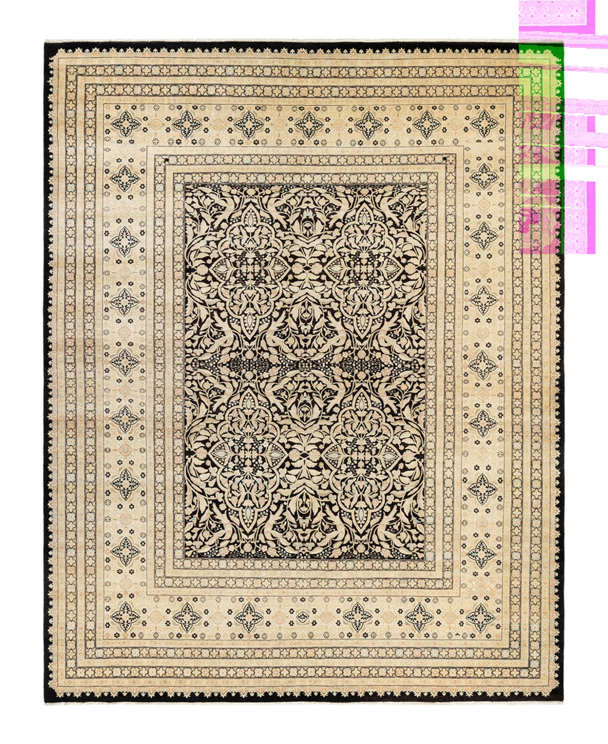 Closeout! Adorn Hand Woven Rugs Mogul M1749 8'5in x 10'10in Area Rug - Black