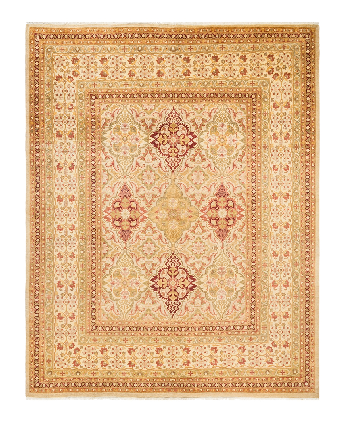 Closeout! Adorn Hand Woven Rugs Mogul M1749 8'3in x 10'8in Area Rug - Ivory