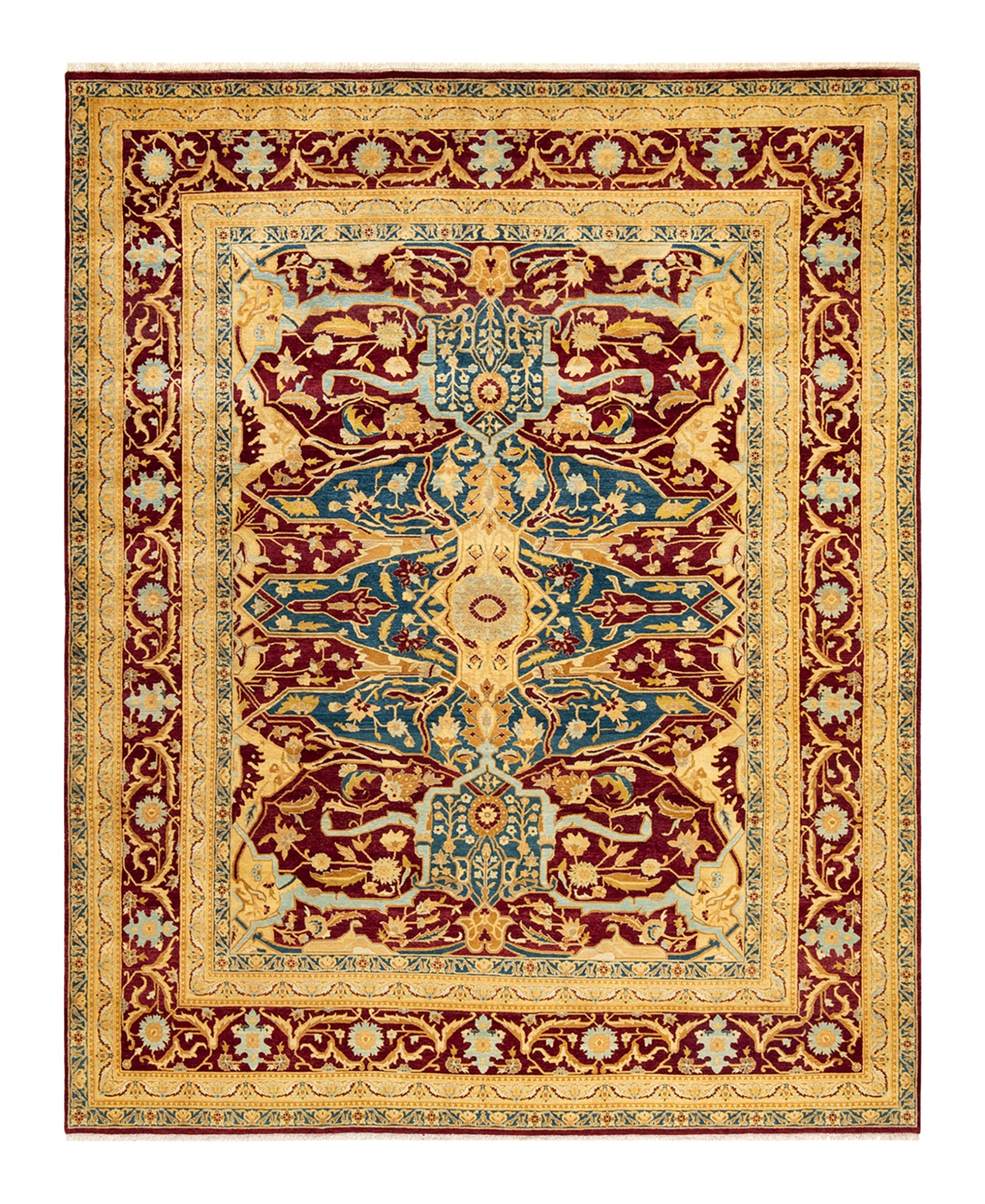 Closeout! Adorn Hand Woven Rugs Mogul M1462 7'10in x 10'1in Area Rug - Red