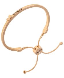 Gold-Tone Butterfly Logo Bolo Bracelet