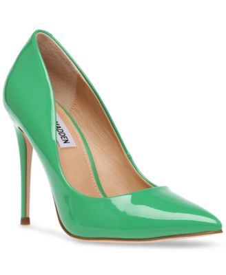 green womens shoes