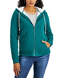 YAnGSale Top Women's Hooded Sweater Solid Color Short Sweatshirt Zipper Hoodies Long Sleeve Blouse Comfy Shirt Pullover 