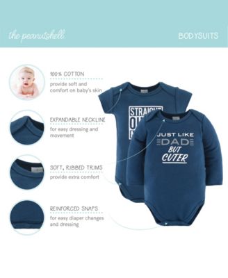 Baby Boys Newborn Shower Gift Set Layette Essentials, Navy, Grey
