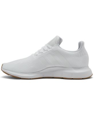 adidas gazelle silver green womens adidas Men's Swift Run Sneaker, White/White/Core Black, 11  Mega Mart  Center