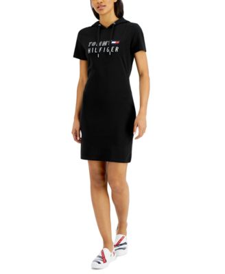 macy's tommy hilfiger black dress