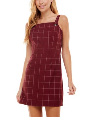 Kingston Grey - Juniors' Printed Jumper Bodycon Dress